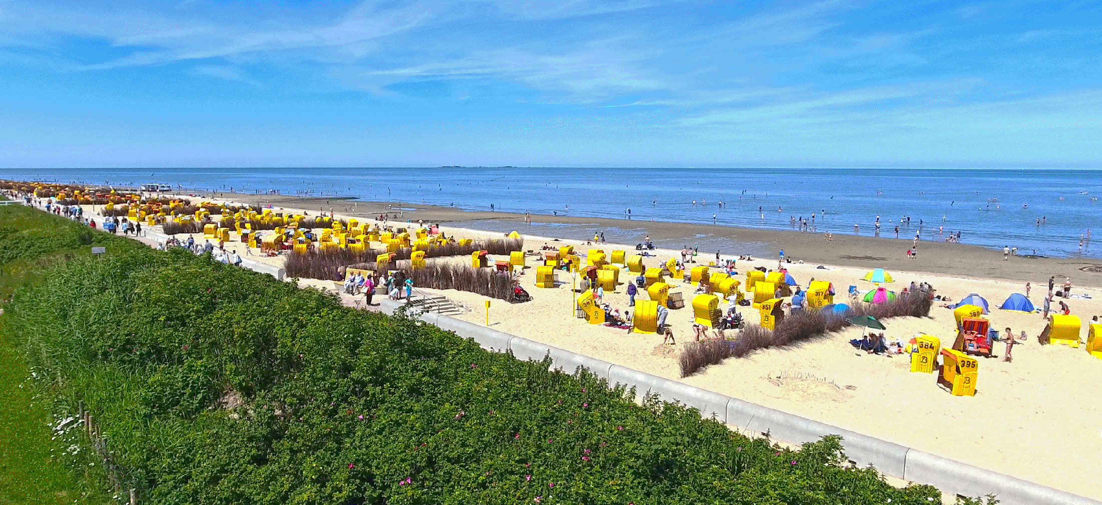 Sandstrand in Cuxhaven Duhnen