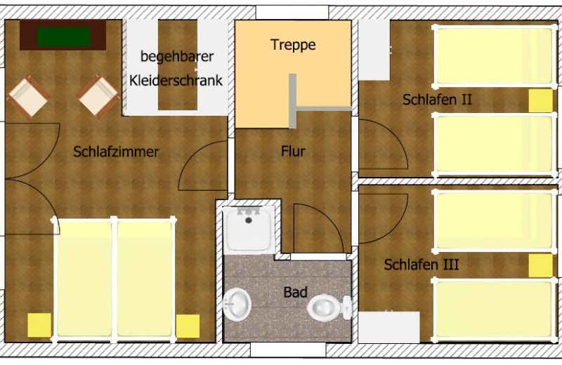 Grundriss Obergeschoss